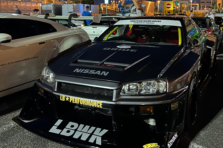 Tokyo JDM Tour: Daikoku PA (getunte JDM-Autos, Skyline GTR, RX7)JDM-Auto-Tuning-Erlebnis