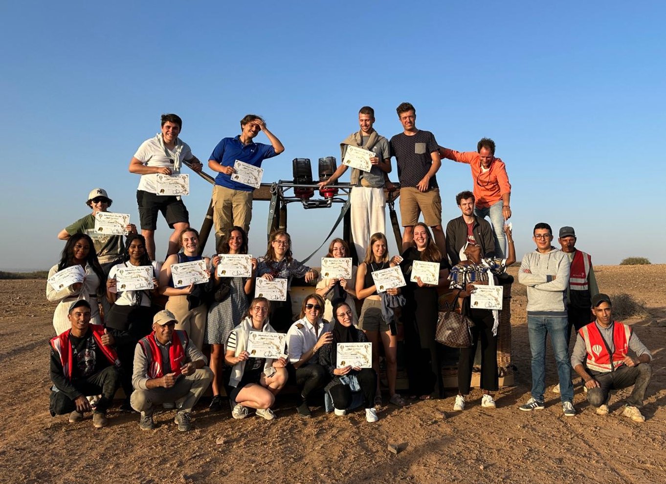 Marrakech: Ballonaktivitet, berber-morgenmad og certifikat