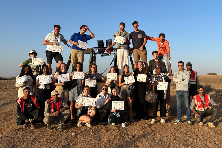 Marrakech: Balloon Flight, Berber Breakfast & Certificate