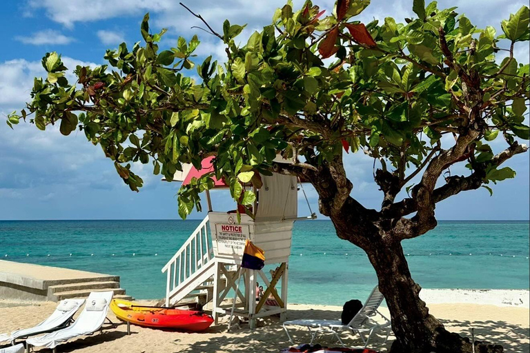 Montego Bay: Doctors Cave Beach with Rafting &amp; Foot MassageFrom Falmouth or Trelawny