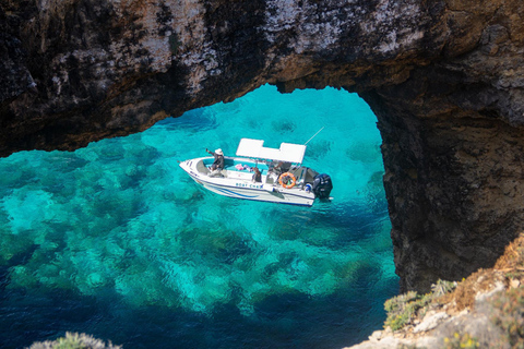 Comino Blue Lagoon, Crystal Lagoon & Caves Private Boat Trip 4 Hours - Private Boat Trip