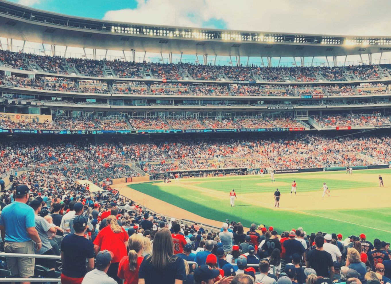 Minnesota Twins baseballkamp på Target Field