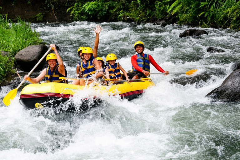 Ubud: Ayung River Rafting & Kuber Quad with Cave & Waterfall Single/Tandem ATV Quad & River Rafting | Transfer Gianyar
