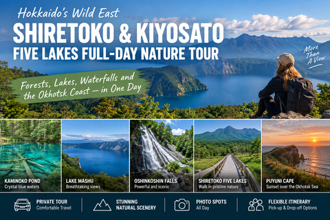 Shiretoko & Kiyosato: Five Lakes Full-Day Nature Tour