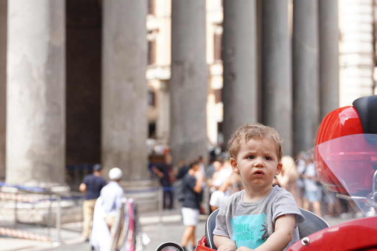Rome Vespa Sidecar Tour: 90-Minute Panoramic Experience Shared Sidecar Experience
