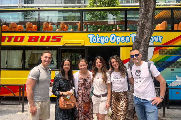 Tokyo: 60min Panoramic Open Top Bus Tour with Audio Guide