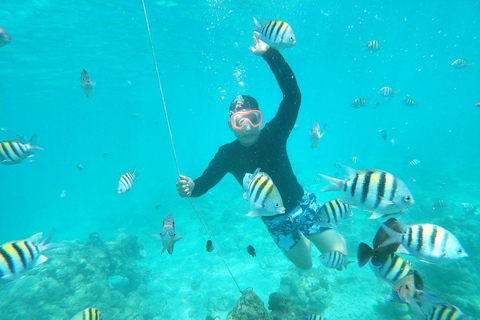 Cartagena: Desfruta de uma excursão de autocarro/barco às 5 Ilhas do Rosário + snorkeling