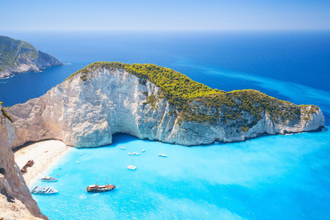 Zakynthos: Halvdagsutflykt Hav &amp; Land Utforskning höjdpunkter