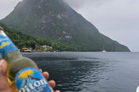 Excursion à Sainte-Lucie : Excursion en mer pour visiter Soufriere