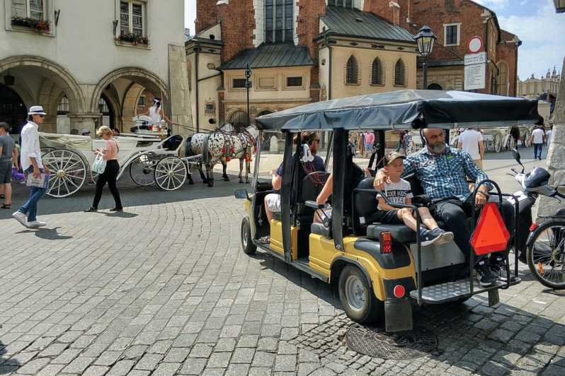 Cracovia: centro storico con golf cart, Wawel e miniera di sale di Wieliczka