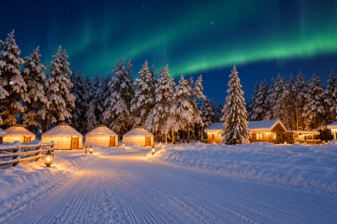 Levi: Northern Lights Yurt Dinner & Arctic Village