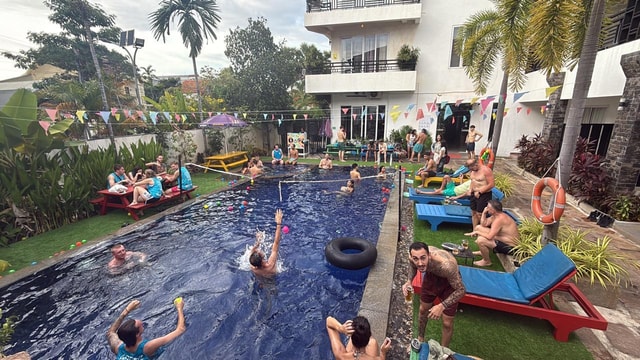 Siem Reap: Pool Crawl with Drinks and Games