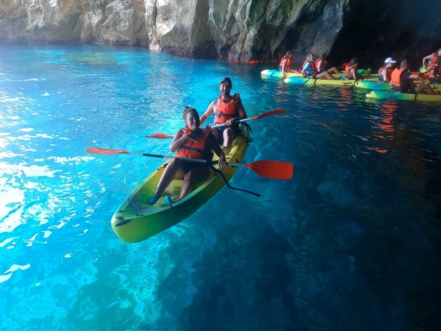 La Herradura: kajak- en snorkeltour Maro-Cerro Gordo-reservaat