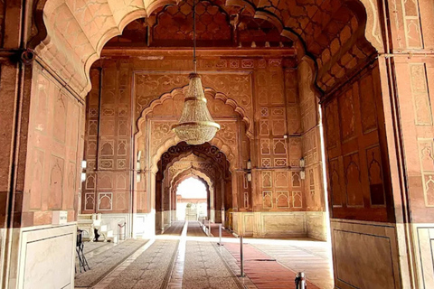 Nueva Delhi: Fuerte Rojo, Jama Masjid y Chandni Chowk con almuerzoTour por el Fuerte Rojo, Jama Masjid y Chandni Chowk