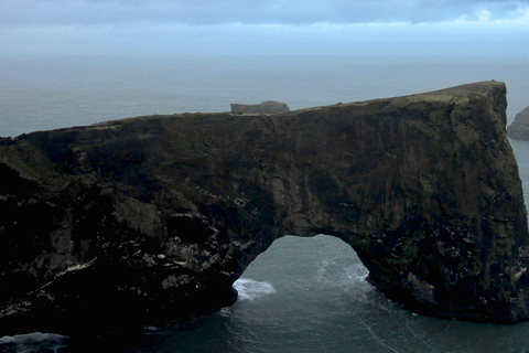 South Coast of Iceland. Black beach, glaсier, waterfalls...