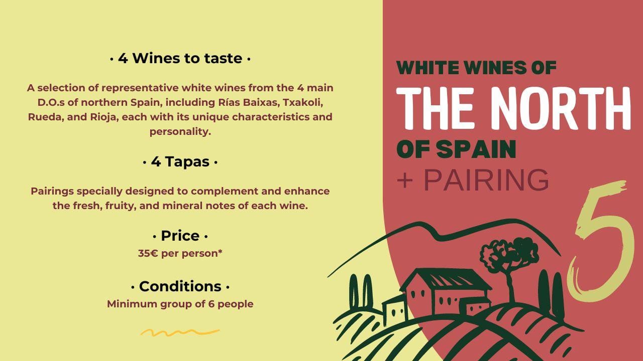 Verkostung: Nordspanische Weißweine + Pairing