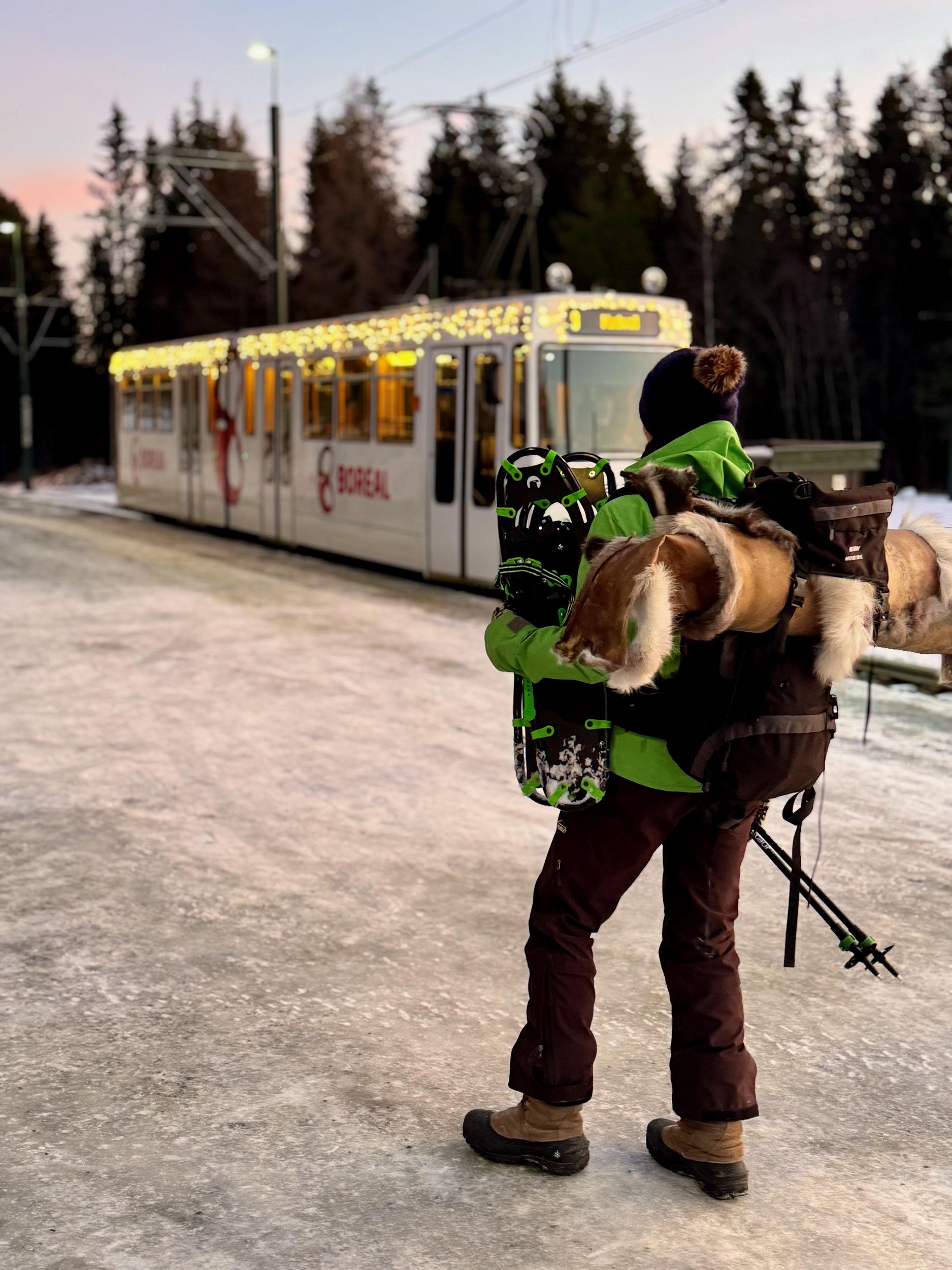 Nordic Signature: Schneeschuhwandern in Trondheim & Straßenbahnfahrt