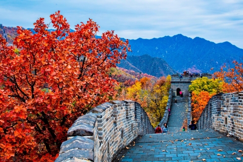 Pekín:Tour privado de la Gran Muralla de Mutianyu con pase rápido VIPEstaciones de ferrocarril de Pekín a la Gran Muralla de Mutianyu