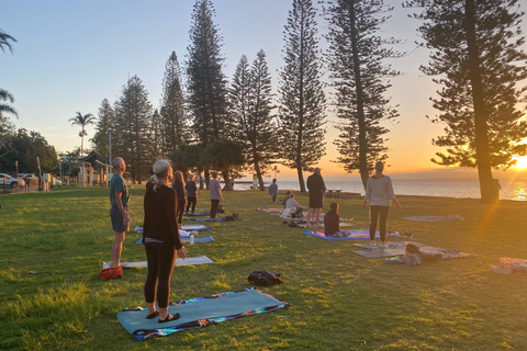 Redcliffe: Beach Yoga Class at Sutton’s Beach