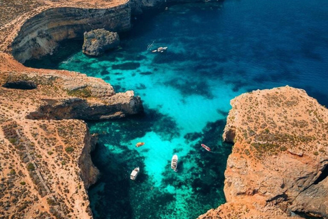 Malta: Passeio de barco privado a Comino, Lagoa Azul e GozoPasseio de barco privado de 2 horas