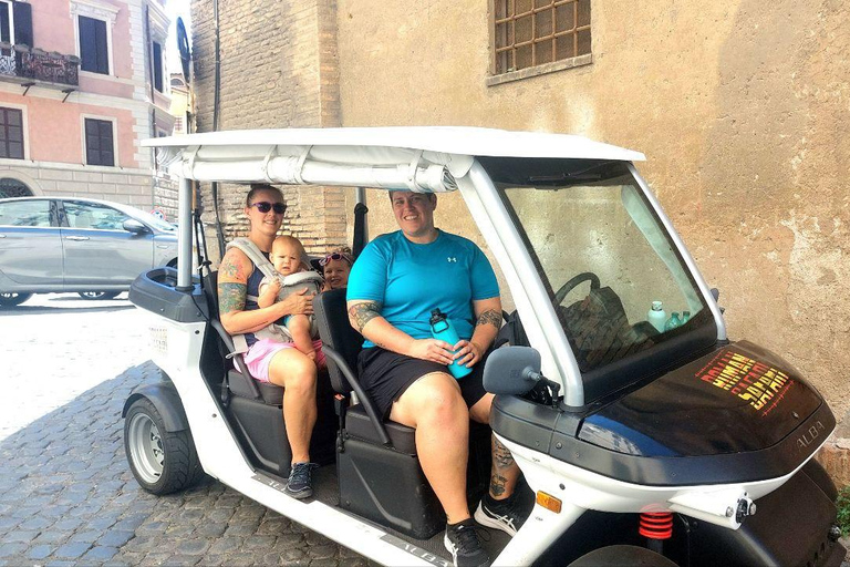 Rome: Golf Cart tour with local guide (Private Tour) Rome: Golf Cart Tour at Night