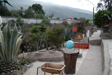 Quito: Krater Pululahua, środek świata i kolejka linowa ...