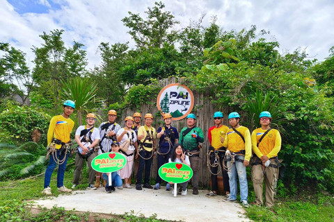 Pai: Aventura de tirolesa na selva com 16 plataformasTour particular com transferes para o hotel