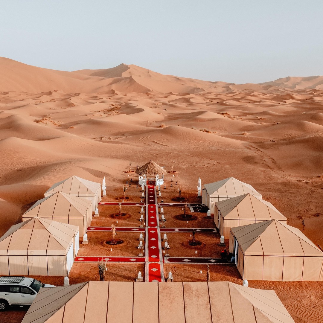 Zagora : 2 jours d'excursion dans le désert du Sahara et les nuits étoilées de Chigaga - dromadaire