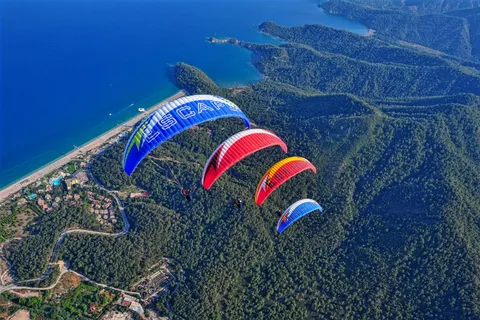 TANDEM PARAGLİDİNG FLIGHT CABLE CAR TRANSFER TO KEMER REGİON