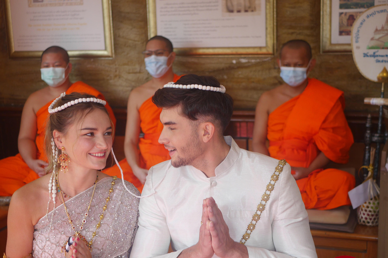 曼谷泰式佛教婚礼仪式及照片拍摄