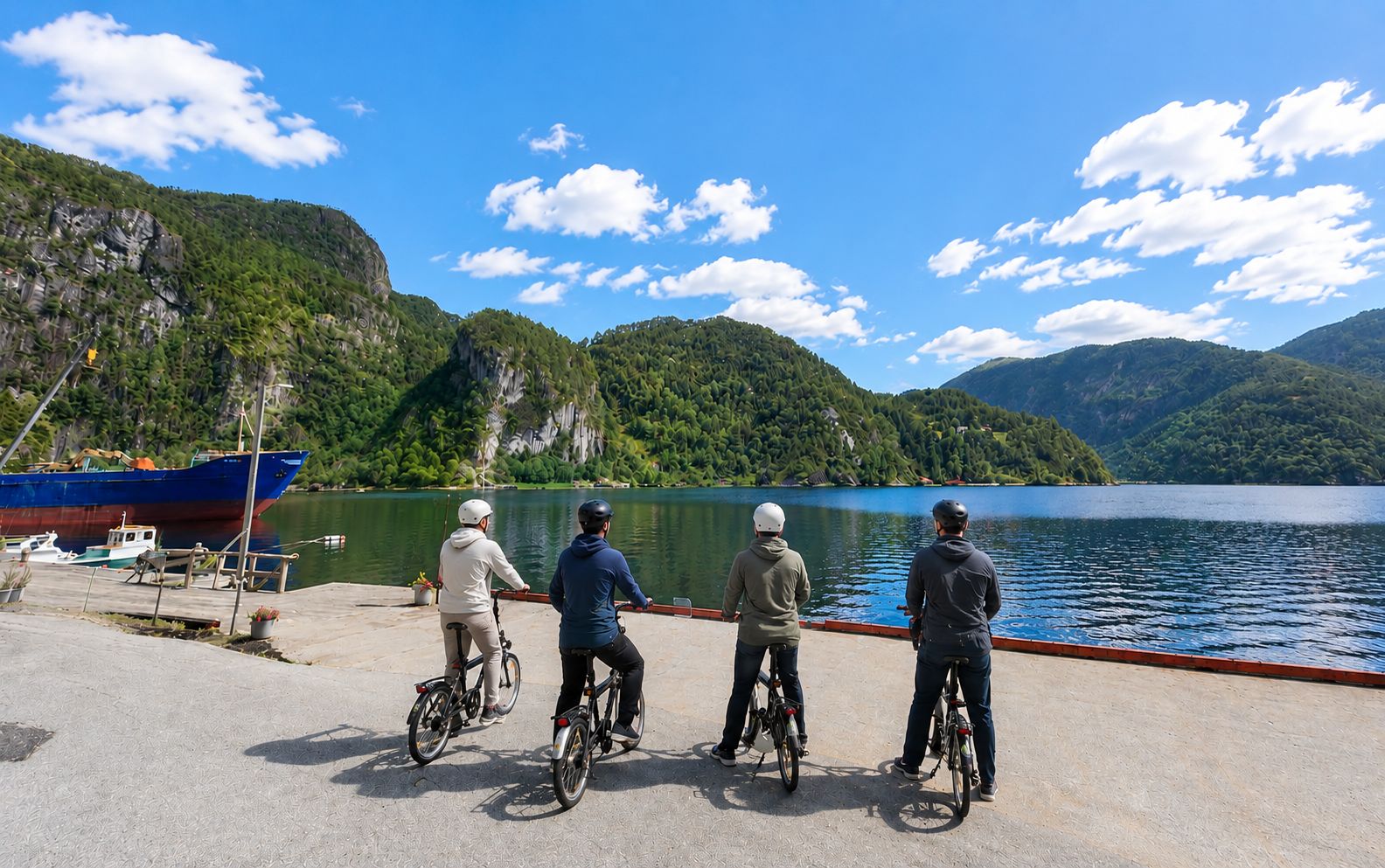 Private Tour zum Modalenfjord mit Radfahren und Wanderung in der Natur