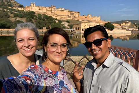 Jaipur: Heritage Forts & Palaces Tour with Monkey Temple