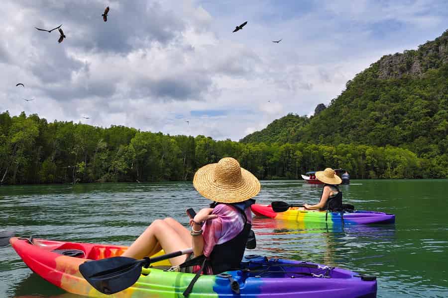 Langkawi: Kajaktour durch die Mangroven im Kilim Geopark mit Mittagessen. Foto: GetYourGuide Langkawi: Kajaktour durch die Mangroven im Kilim Geopark mit Mittagessen. Foto: GetYourGuide