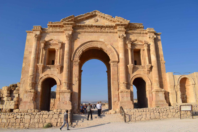 Vanuit Amman: Jerash halve dag tourVervoer en toegangskaarten