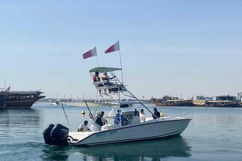 Doha: Safliyah Island Boat Trip with Refreshments