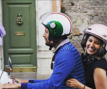 Rome Vespa Half-Day Tour with Private Driver