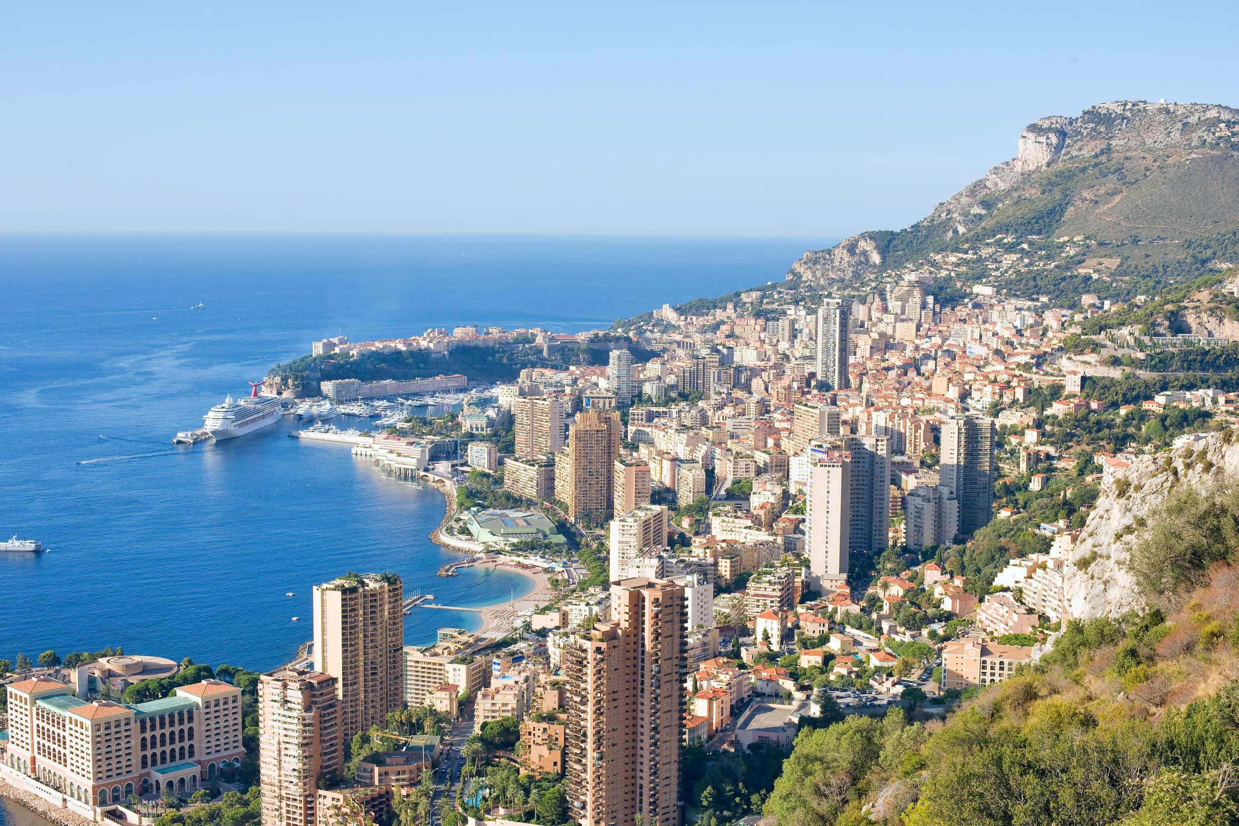Monaco, Monte-Carlo, die Autosammlung des Prinzen und der Palast