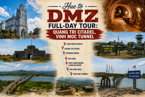 Hue to DMZ Full-Day Tour: Quang Tri Citadel, Vinh Moc Tunnel Private Tour & Private Car Transfer & Private Tour Guide