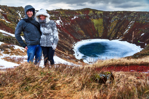 Private Golden Circle with Snowmobile Ride from Reykjavik