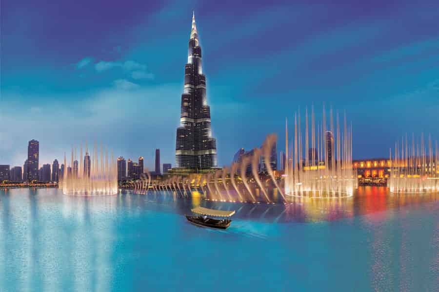 Dubai: Burj Khalifa Seefahrt und Fontänenshow. Foto: GetYourGuide Dubai: Burj Khalifa Seefahrt und Fontänenshow. Foto: GetYourGuide