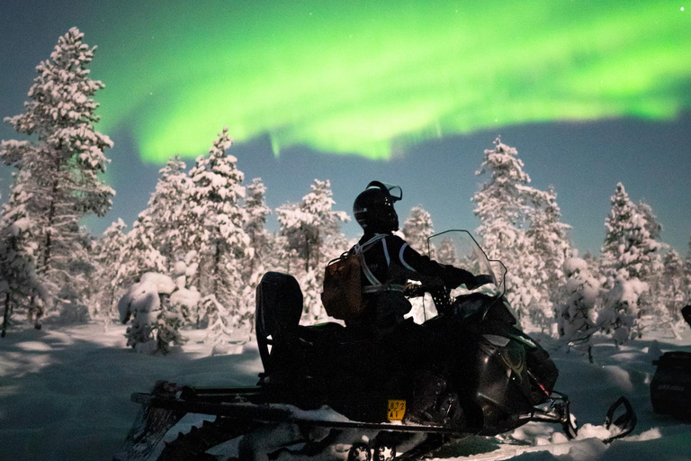 Levi : La luge des aurores boréales