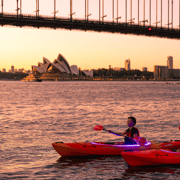 Sydney's First LED Sunset Kayak Tour on Sydney Harbour