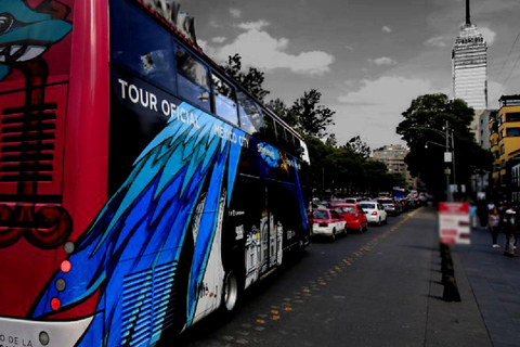 Mexico : Visite en bus nocturneVisite du Zócalo