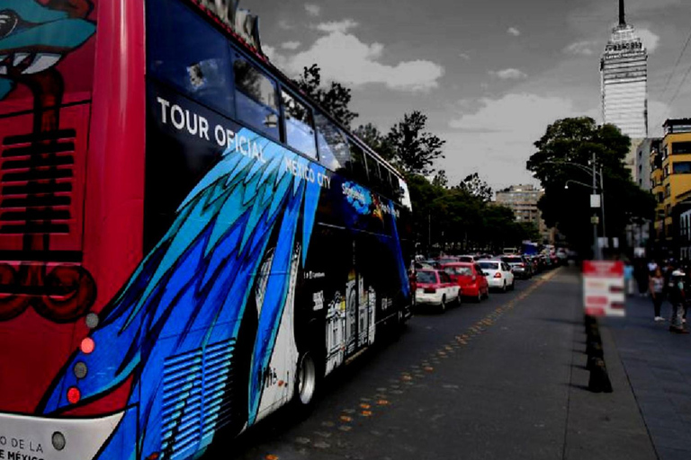 Mexico : Visite en bus nocturneVisite du Zócalo