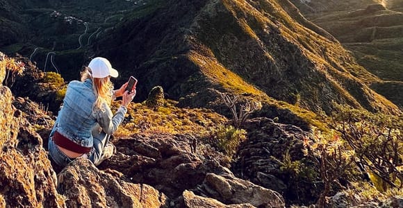 Hike above Masca through relict woods. Transfer included.