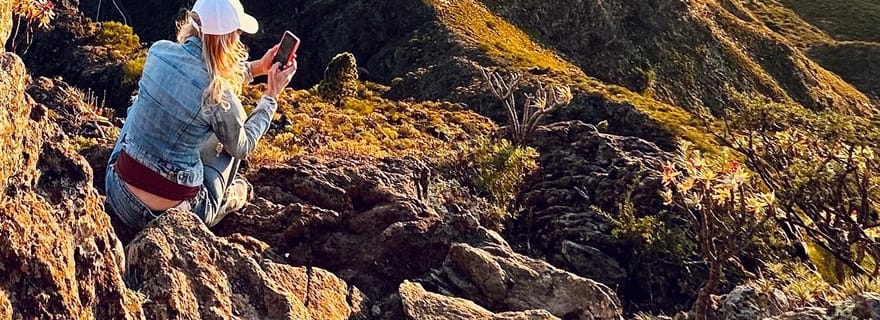 Randonnée au Roque de Tarucho au-dessus du village de Masca