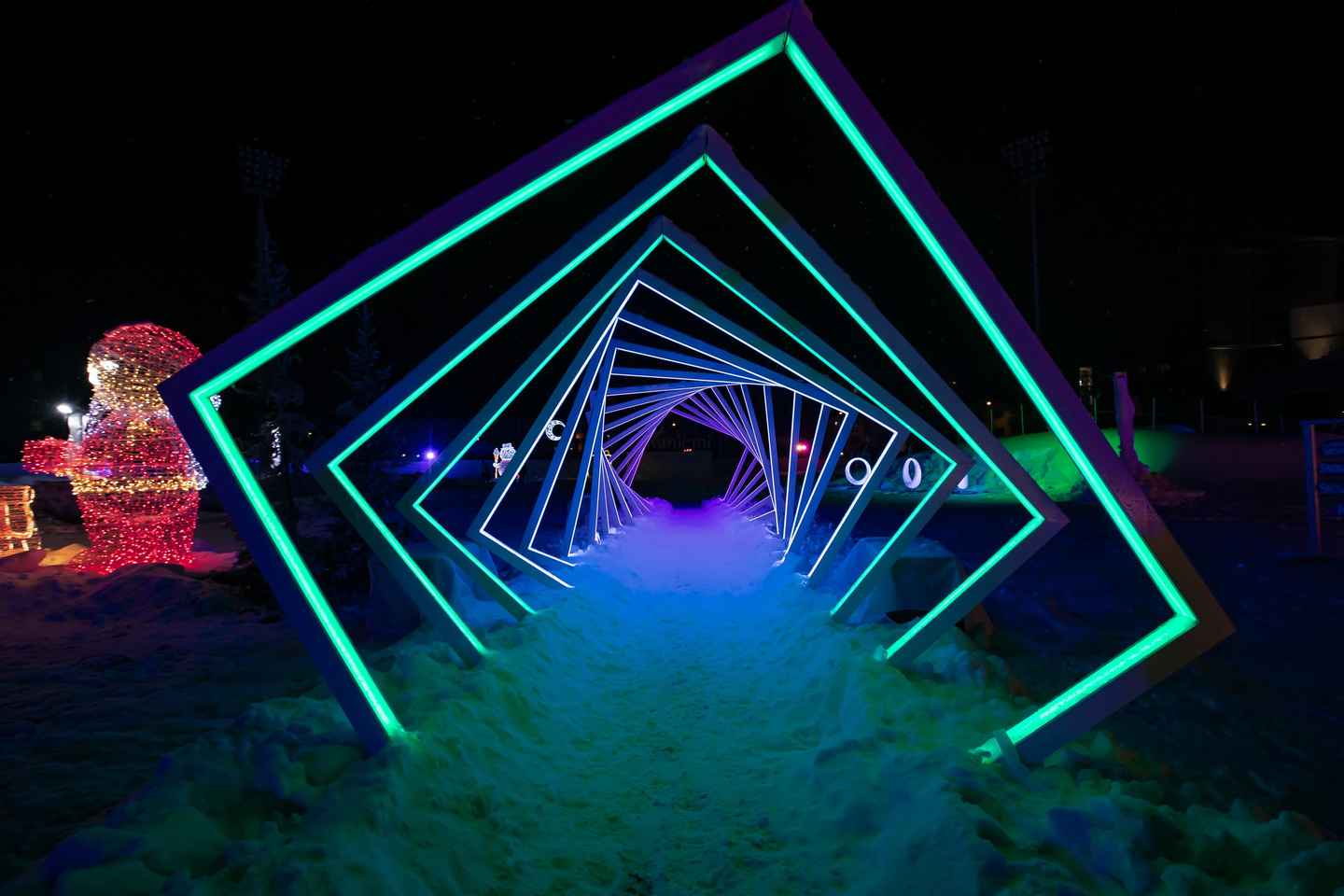 Rovaniemi: SnowGlow Winterpark Entry Ticket