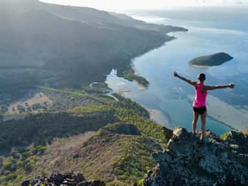 Mauritius: Le Morne: Intim fottur langt fra folkemengden