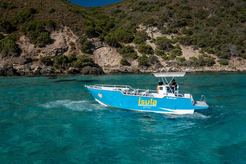 Agriate Marine Park and its beaches: tour with Captain François