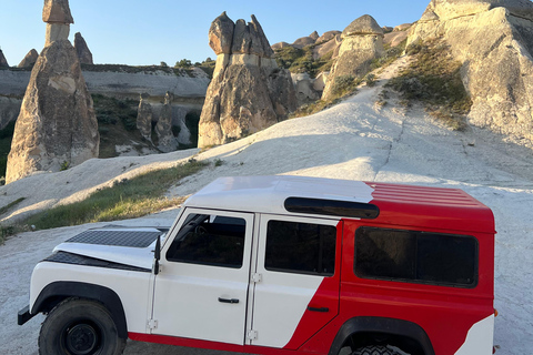 Cappadocia solnedgång eller soluppgång Jeep Safari